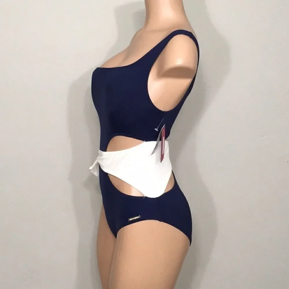 Vince Camuto one shoulder swimsuit